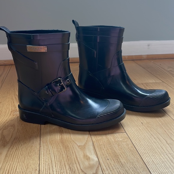 COACH Lester rain bootie EUC Size 6 - Picture 2 of 16